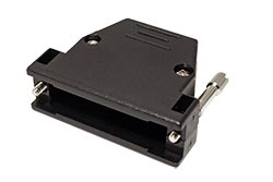 Plastový kryt konektoru D25, černý