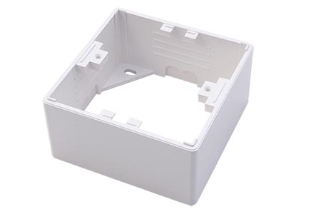 Instalační krabice na omítku, 80x80x40mm, bílá
