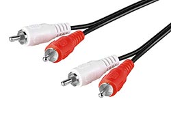 Kabel  2x cinch(M) - 2x cinch(M), 1,5m