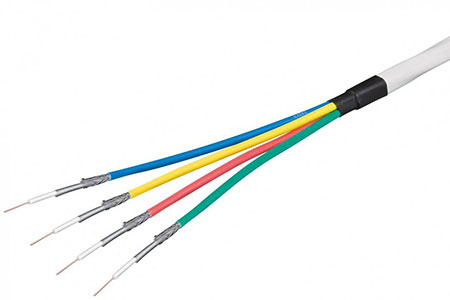 Kabel 4x koaxiální pro TV/SAT, 75ohm, 100m (CCS)