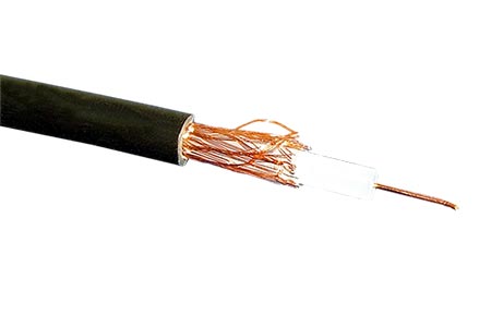 Kabel koaxiální RG59, 75ohm, 1m