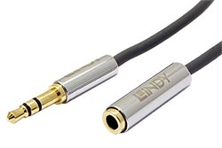 Kabel prodlužovací jack 3,5M - jack 3,5F, 3m