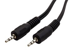 Kabel propojovací jack 2,5M - jack 2,5M, 1,5m