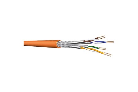 Kabel S/FTP kat. 7, AWG23, oranžový, LSOH, 1000m (UC900 SS23)
