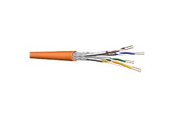 Kabel S/FTP kat. 7, AWG23, oranžový, LSOH, 1000m (UC900 SS23)