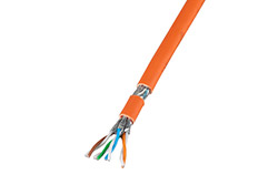 Kabel S/FTP (PiMF) kulatý, kat. 7, LSOH, Eca, 500m, drát, AWG23