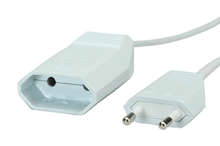 Kabel síťový prodlužovací CEE 7/16, 230V/2,5A, bílý, 2m (233.284)
