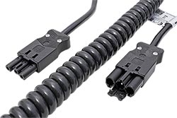 Kabel síťový prodlužovací kroucený, GST18(M - F), 3,6m, černý (BM0010696)