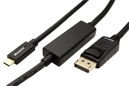 Kabel USB C(M) -> DisplayPort(M), 4K@60Hz, 10m