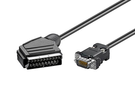 Kabel VGA MD15HD -> Scart(M), 5m