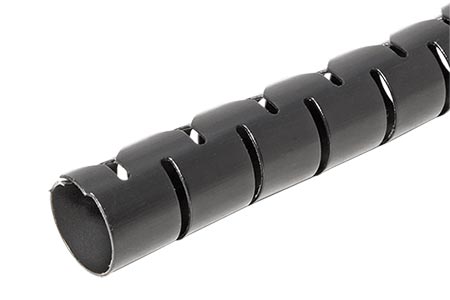 Kabelový organizér, průměr 10mm, se zaváděcím nástrojem, 10m, černý