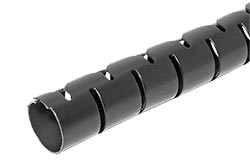 Kabelový organizér, průměr 10mm, se zaváděcím nástrojem, 10m, černý