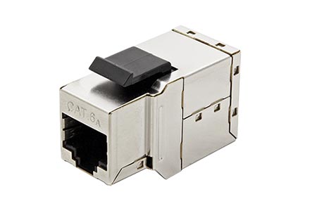 Keystone spojka RJ45 kat. 6a, stíněná