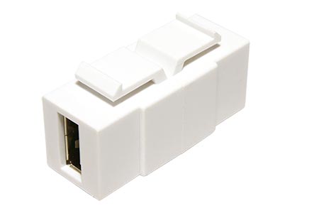 Keystone spojka USB A(F) - USB B(F), oboustranná