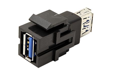 Keystone spojka USB3.0 A(F) - USB3.0 A(F), 1:1 (917.120)