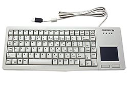 Klávesnice XS Touchpad, USB, US, šedá (G84-5500LUMEU-0)