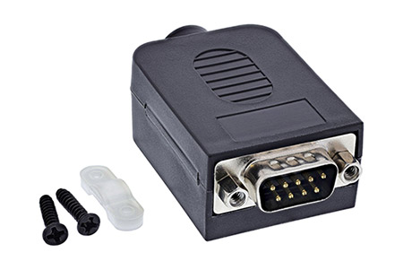 Konektor MD9 se šroubovací svorkovnicí a krytem