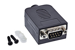 Konektor MD9 se šroubovací svorkovnicí a krytem