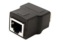 Konektor RJ45F (zásuvka) s pružinovou svorkovnicí 8 pinů
