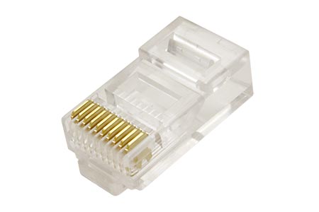 Konektor RJ50 (RJ69) (10/10) nestíněný, na kulatý kabel (lanko), 10ks