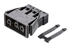 Konektor síťový 230V/16A, samice, do panelu (GST18) (375.507)