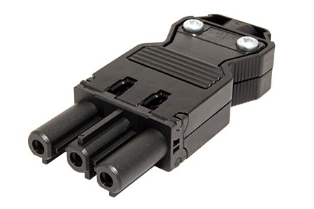 Konektor síťový 230V/20A, samice, na kabel (GST18) (375.505)