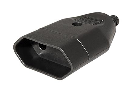 Konektor síťový 250V/2,5A, samice, CEE 7/16, na kabel, černý (900.004)