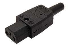 Konektor síťový  IEC320 C13 samice, 250V/10A, na kabel (915.170)