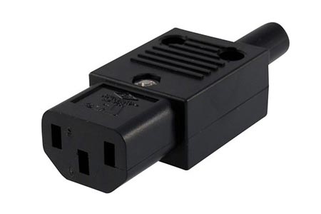 Konektor síťový pro PC 230V, samice, na kabel (IEC320/C13)