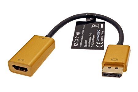 Konvertor DP(M) -> HDMI(F), 4K@30Hz