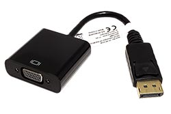 Konvertor DP(M) -> VGA(F), 10cm, 1920x1200 @60Hz