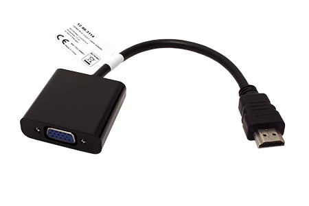 Konvertor HDMI A(M) -> VGA(F)