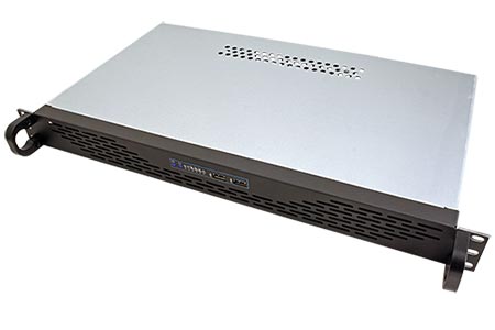 Kryt na server pro 19" rozvaděč, 1U, bez zdroje, černý