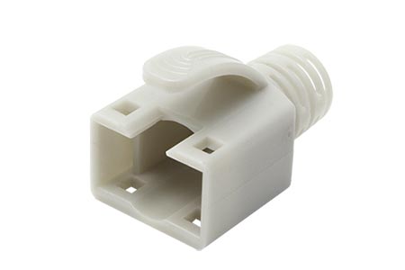 Krytka konektoru RJ45, narážecí, s ochranou západky, 10ks