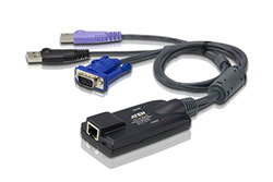 KVM modul k přepínači PC přes TP (VGA, 2x USB) VirtualMedia (KA7177)