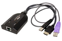KVM modul k přepínači počítačů přes TP (HDMI, 2x USB, Virtual Media) (KA7168)