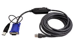 KVM modul k přepínači počítačů přes TP (VGA / USB), kabel TP 4,5m (KA7970)