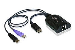 KVM modul k přepínači počítačů přes TP, VirtualMedia (DP / USB), (KA7169)