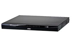 KVM přepínač (2x IP konzole / USB+PS/2 Klávesnice a Myš, VGA) 40:1, virtual media,KVM moduly přes TP (KN2140V)