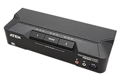 KVM přepínač (USB Klávesnice a Myš, DP, Audio) 2:1, USB 3.0, 8K (CS1922A)
