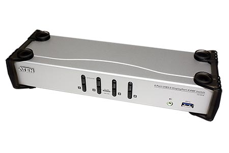 KVM přepínač (USB Klávesnice a Myš, DP, Audio) 4:1, DP, USB 3.0 (CS1914)