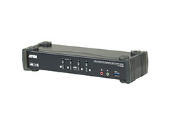 KVM přepínač (USB Klávesnice a myš, DP+HDMI, audio) 4:1, DP,USB + USB3.0 hub,4K, MST hub (CS1924M)