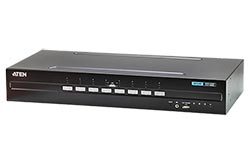 KVM přepínač (USB + PS/2, DVI-I, Audio) 8:1, DVI-I, USB (CAC), zabezpečený PSS PP v3.0 (CS1188D)