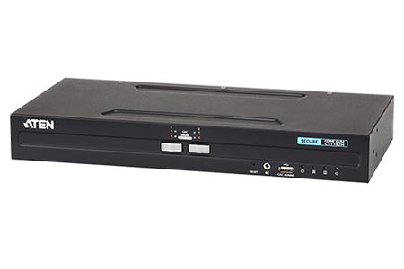 KVM přepínač (USB + PS/2, HDMI, Audio) 2:1, HDMI, USB (CAC), zabezpečený PSS PP v3.0 (CS1182H)