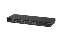 KVM přepínač (USB+PS/2 Klávesnice a Myš, VGA) 32:1, KVM moduly přes TP (KH1532A)