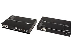 KVM prodlužovací adaptér (USB, DP, RS232), 4K, HDBaseT 2.0 (CE920)