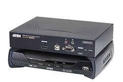 KVM prodlužovací adaptér (USB, HDMI), přes IP, POE, 4K (KE8952)