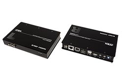 KVM prodlužovací adaptér (USB, HDMI, RS232), 4K, HDBaseT 2.0 (CE820)