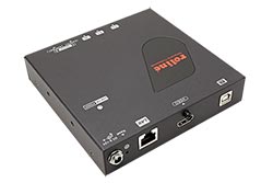 KVM prodlužovací adaptér (USB, HDMI, RS232), přes 1Gb LAN(IP), vysílač