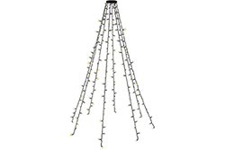 LED světelný řetěz na vánoční stromek, 200 LED, 8x 1,5m